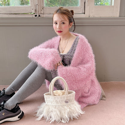 ★Shaggyニットガウン2025