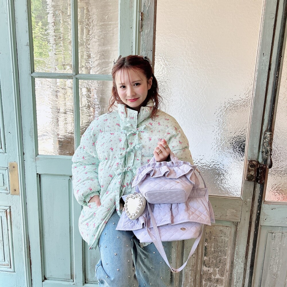 フリルバッグ Quilting Frill Bebe ミニ/レギュラー【ラベンダー】