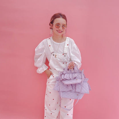 フリルバッグ Quilting Frill Bebe ミニ/レギュラー【ラベンダー】