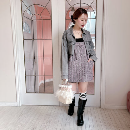 ★Volumeスリーブショートデニムジャケット