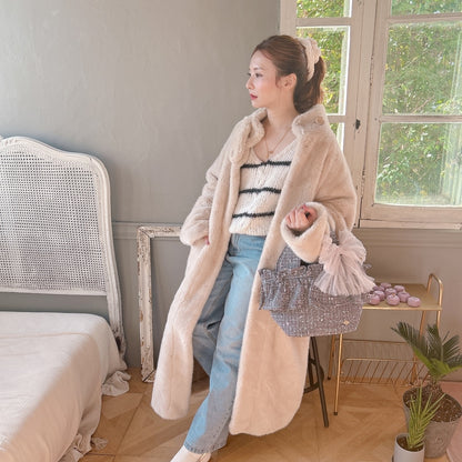 フリルバッグ Tweedy Bebe【グレーミックス】2サイズ