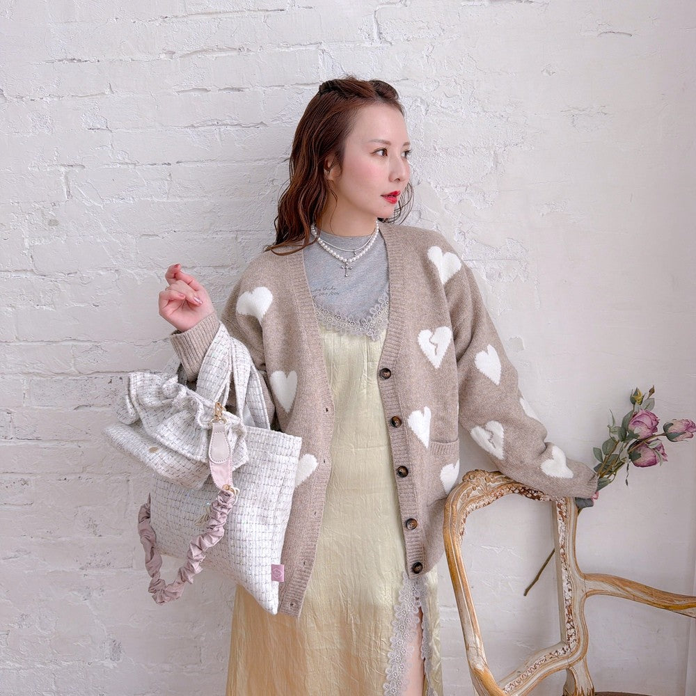 ★Amour ジャカードカーディガン