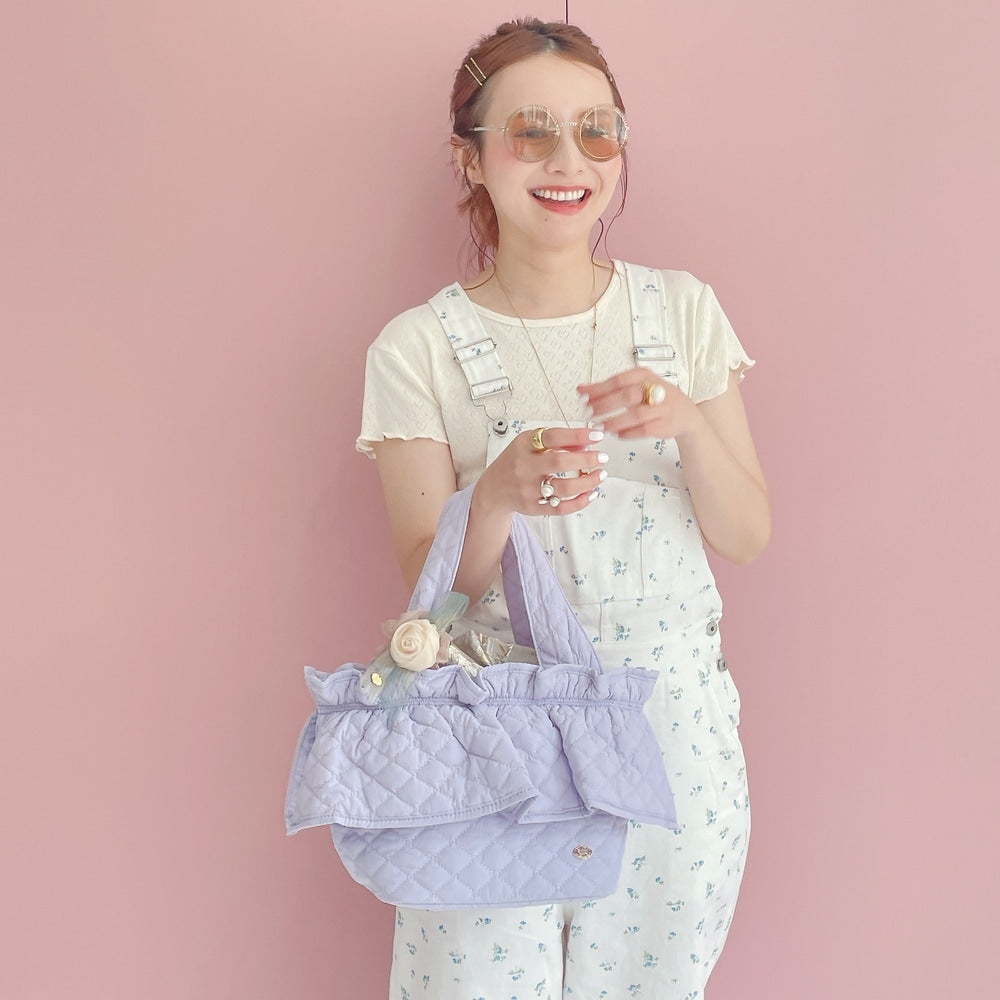 フリルバッグ Quilting Frill Bebe ミニ/レギュラー【ラベンダー】
