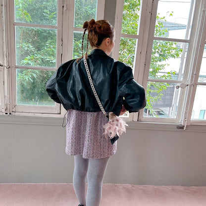 ★Volumeフェイクレザージャケット