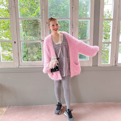 ★Shaggyニットガウン2025