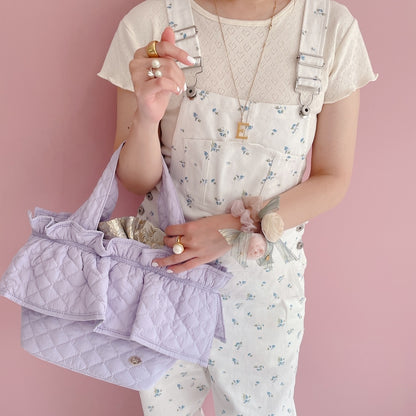 フリルバッグ Quilting Frill Bebe ミニ/レギュラー【ラベンダー】