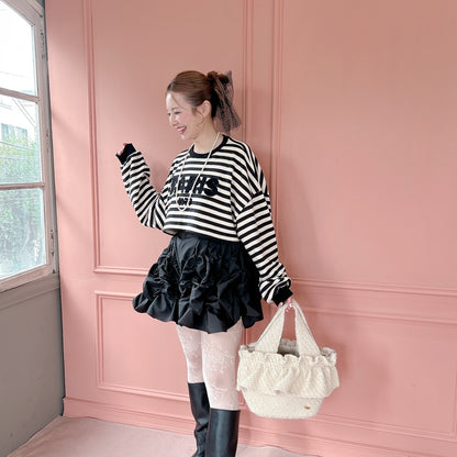 フリルバッグ Tweedy Bebe【アイボリー】1サイズ