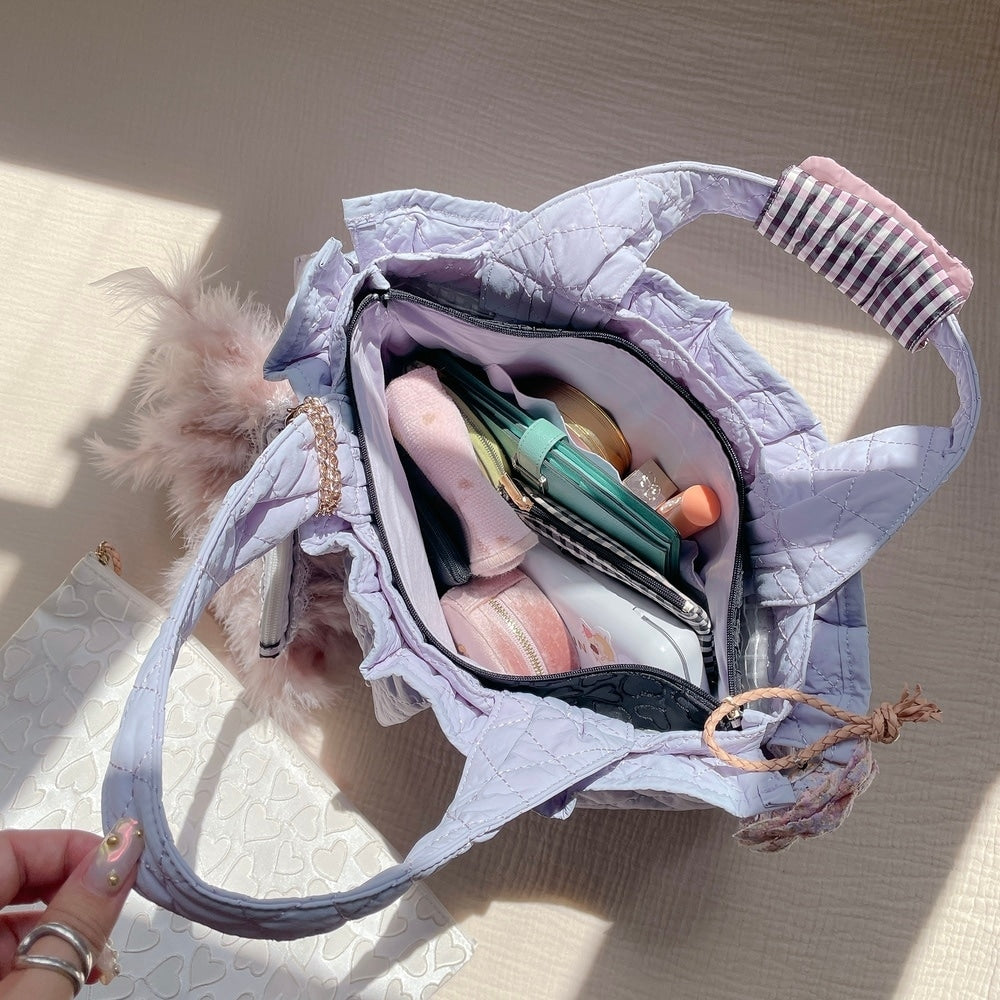 フリルバッグ Quilting Frill Bebe ミニ/レギュラー【ラベンダー】