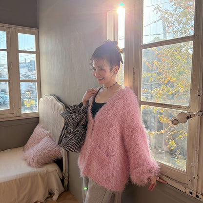 ★Shaggyニットガウン2025