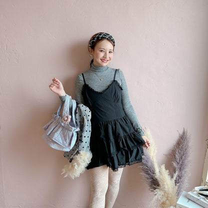 フリルバッグ Quilting Frill Bebe ミニ/レギュラー【ラベンダー】