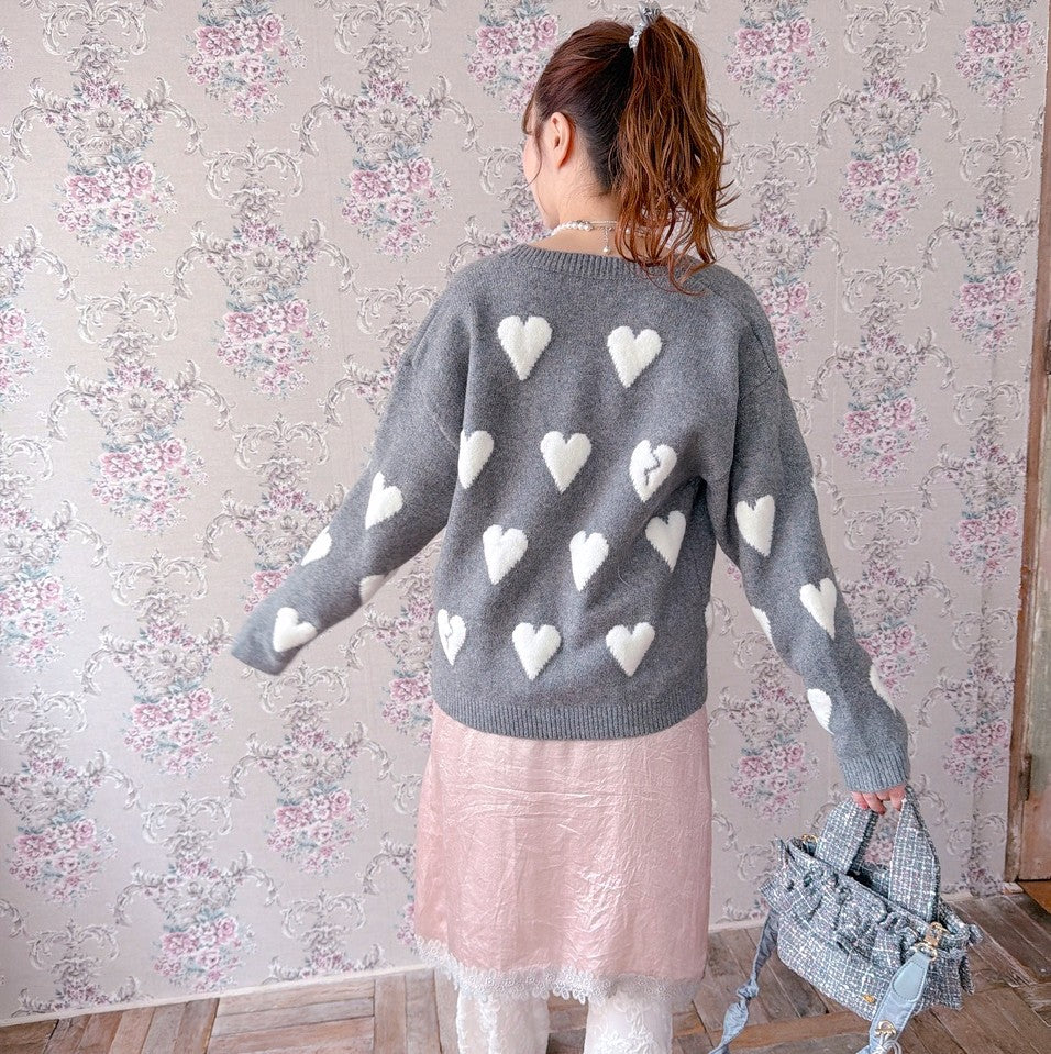 ★Amour ジャカードカーディガン