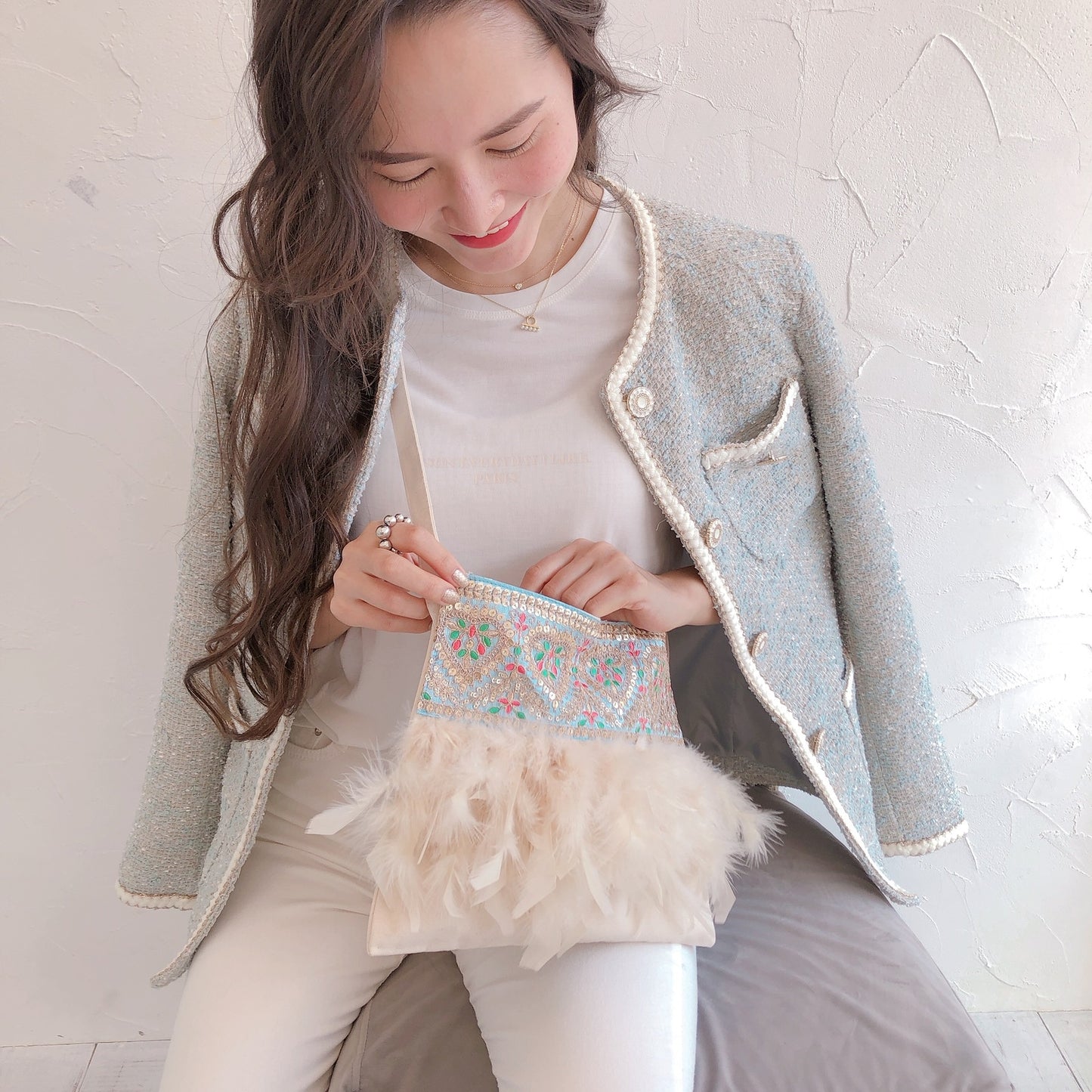 サコッシュ Love Poppy Colorful