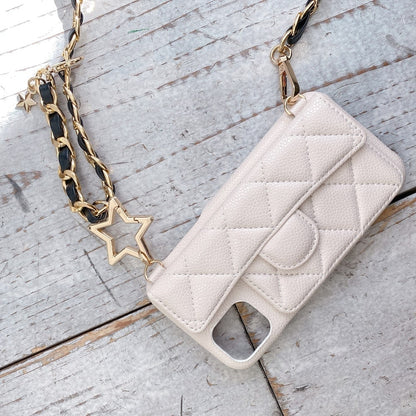 スマホケース Stella Chain アイボリー