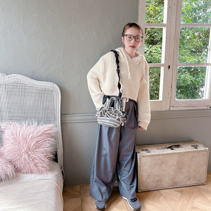 ★Mannishワイドパンツ