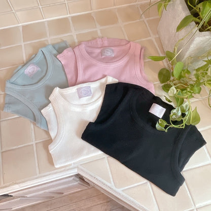 ★カラーリブタンク