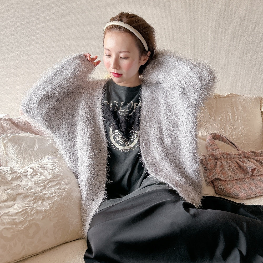 ★Shaggyニットガウン2025