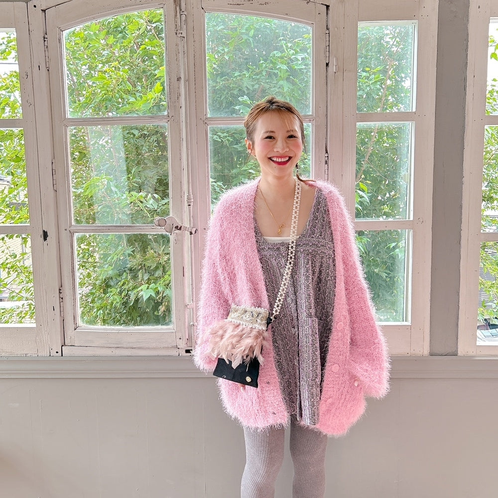 ミニサコッシュ Wintry Meghan ブラック