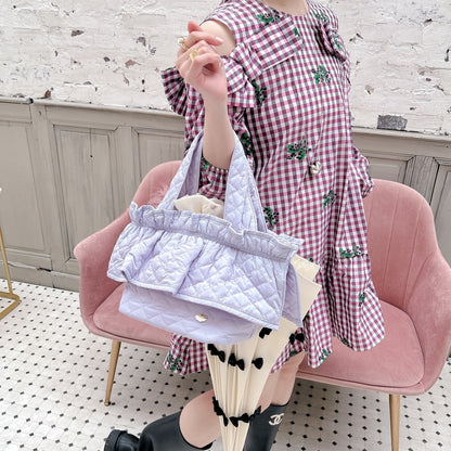 フリルバッグ Quilting Frill Bebe ミニ/レギュラー【ラベンダー】