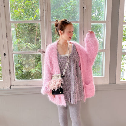 ミニサコッシュ Wintry Meghan ブラック