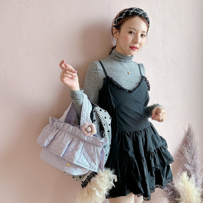 フリルバッグ Quilting Frill Bebe ミニ/レギュラー【ラベンダー】