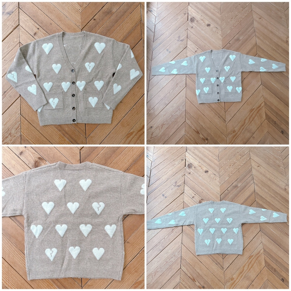 ★Amour ジャカードカーディガン