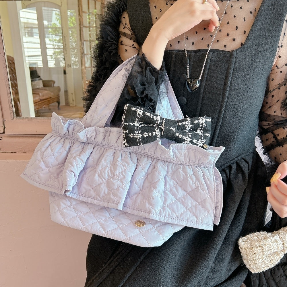 フリルバッグ Quilting Frill Bebe ミニ/レギュラー【ラベンダー】