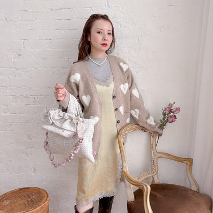★Amour ジャカードカーディガン