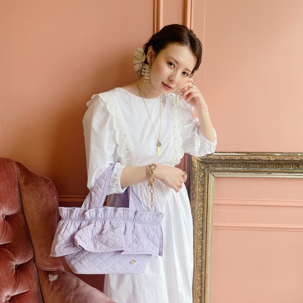 フリルバッグ Quilting Frill Bebe ミニ/レギュラー【ラベンダー】