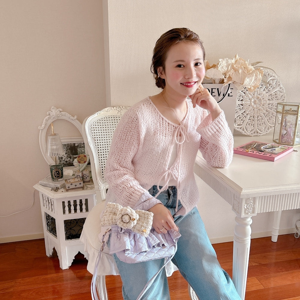 ★Girlyリボンニット