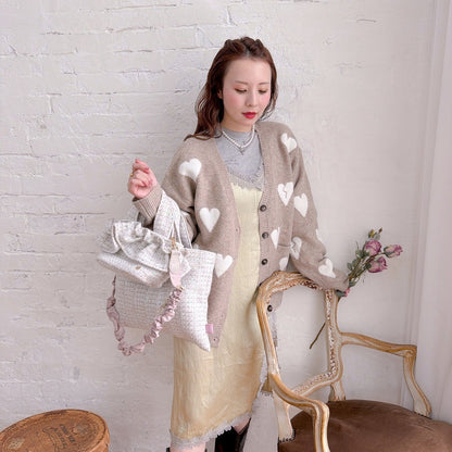 ★Amour ジャカードカーディガン