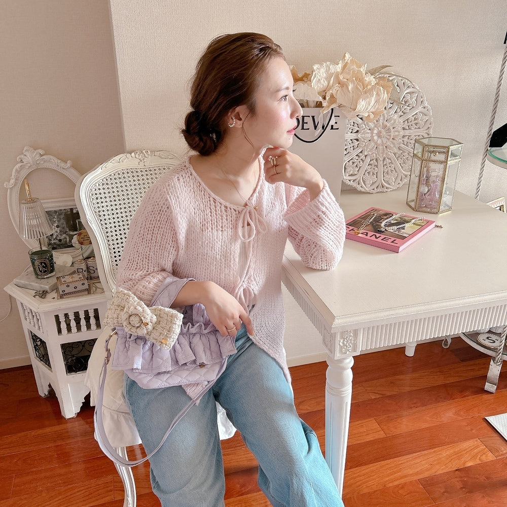 ★Girlyリボンニット