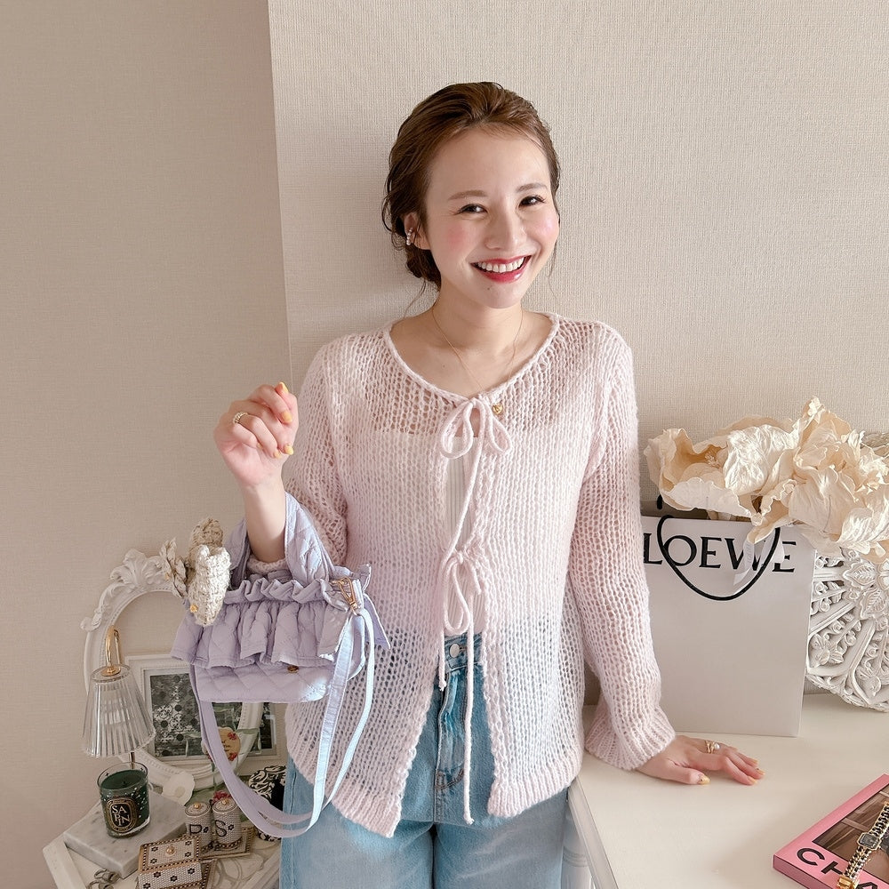 ★Girlyリボンニット