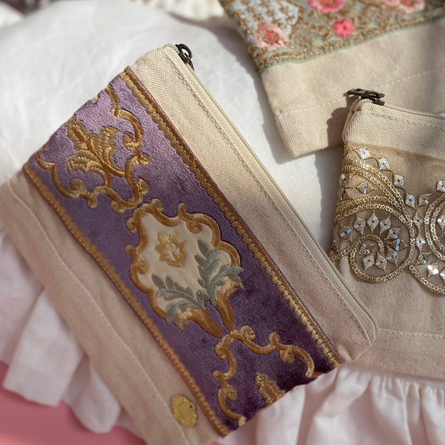 ポーチ Shabby Canvas Pouch