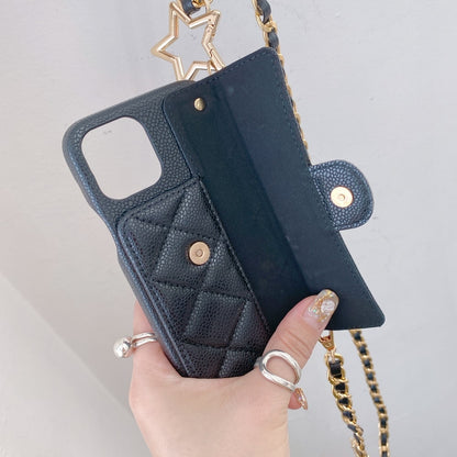 スマホケース Stella Chain ブラック