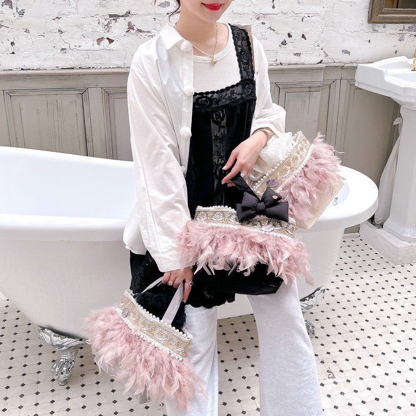 バレッタ Marshmallow Ribbon