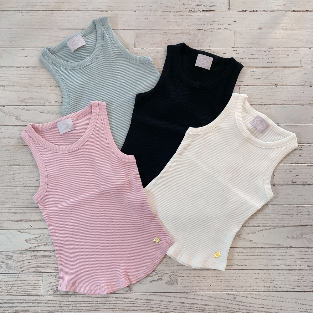 ★カラーリブタンク