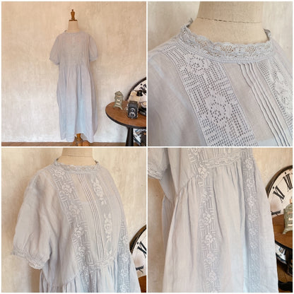 ★Noble Laceリネンワンピース