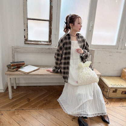 巾着バッグ Shabby Diamond