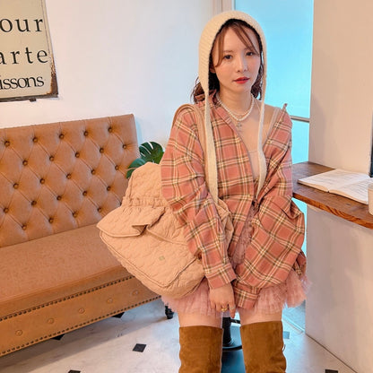 ★Boyfriendネルチェックシャツ