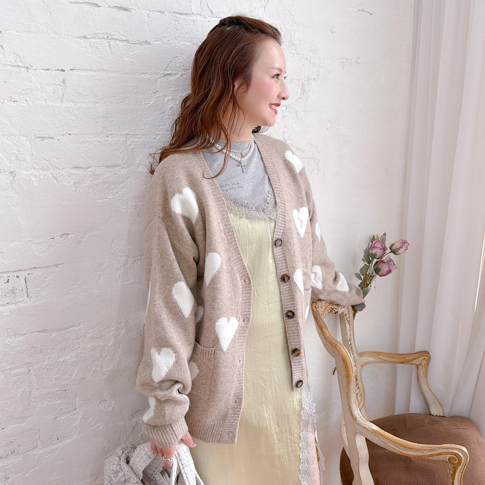 ★Amour ジャカードカーディガン