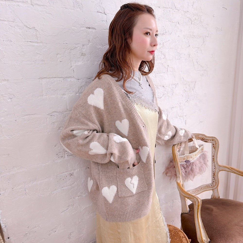 ★Amour ジャカードカーディガン