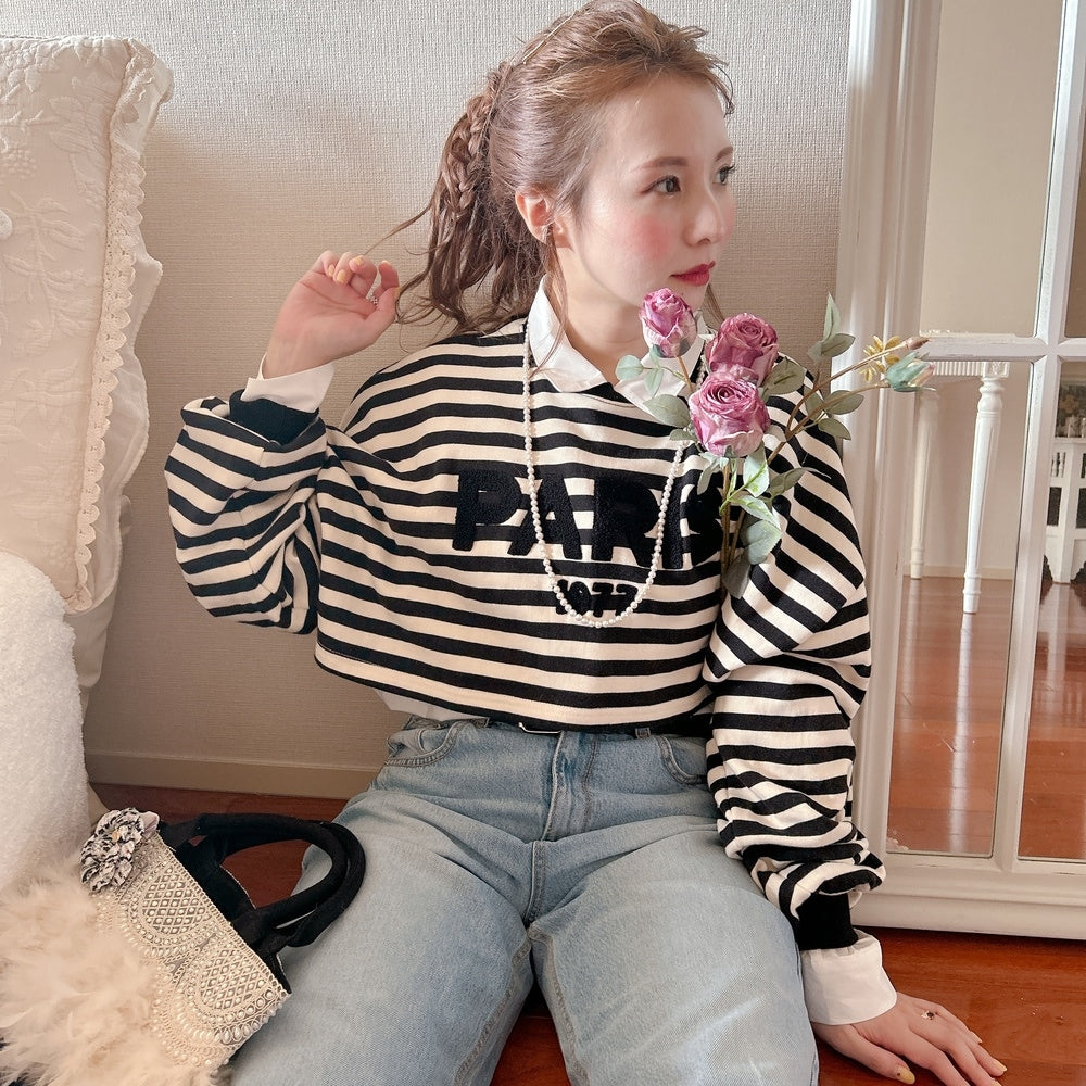 ★PARISボーダープルオーバー