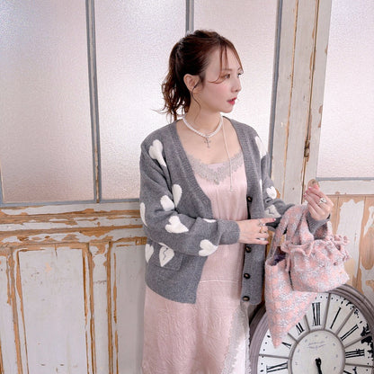 ★Amour ジャカードカーディガン