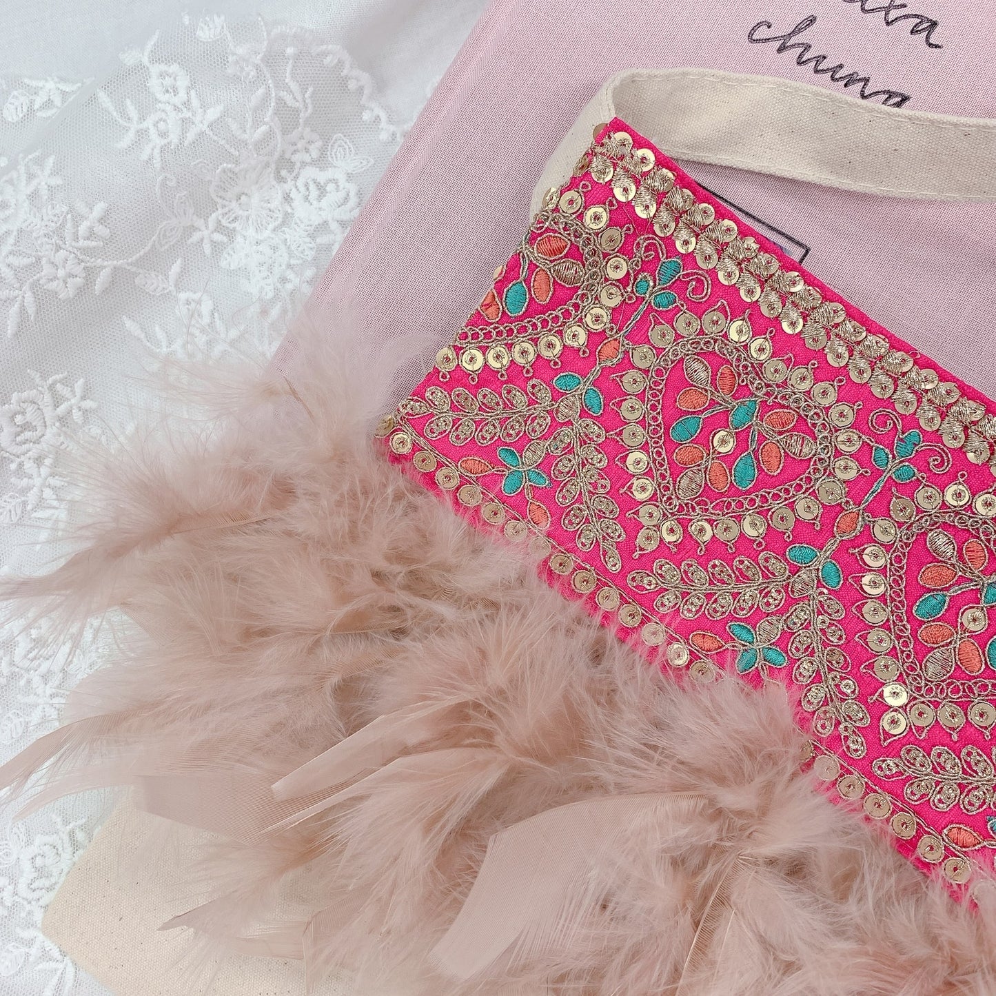 サコッシュ Love Poppy Colorful