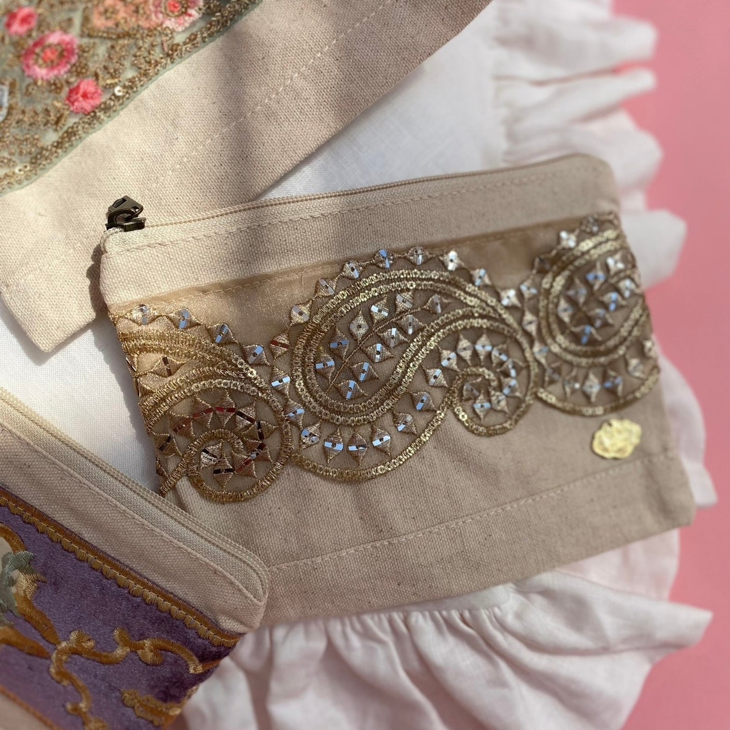 ポーチ Shabby Canvas Pouch