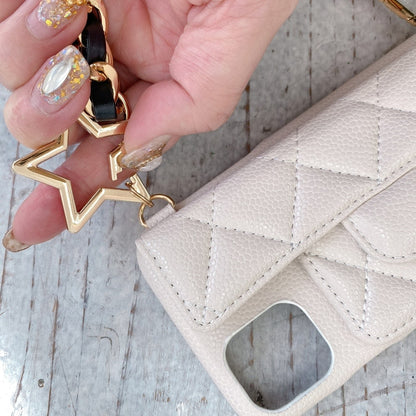 スマホケース Stella Chain アイボリー