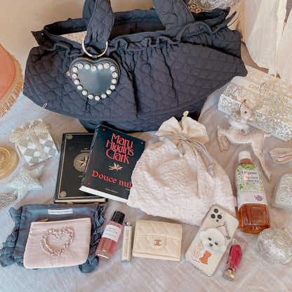 ビッグフリルバッグ Quilting Frill Bebe 【レモン】