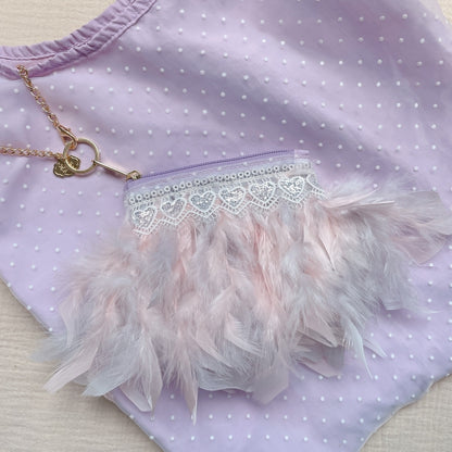 ポーチ付バッグ Balloon Marche【無地ドット】