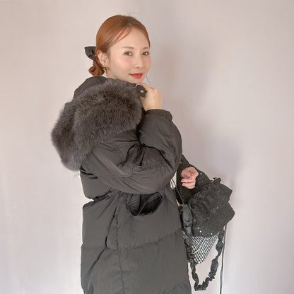 ★Furフード付ロングダウン2025