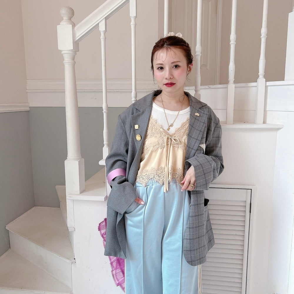 ★Croppedレースビスチェ